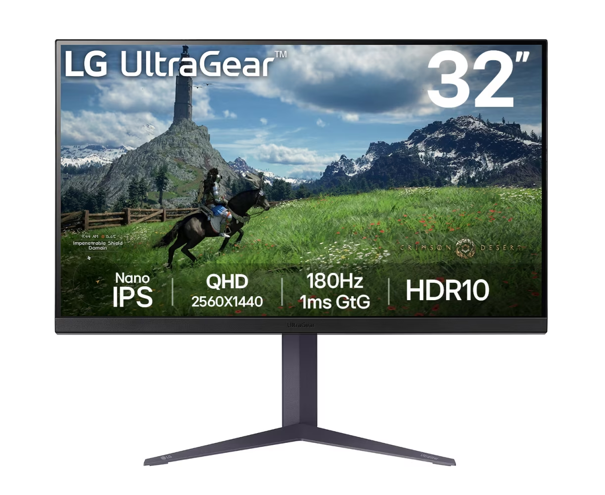 Monitor Gamer LG 32GS85Q-B NANO IPS QHD 180 HZ