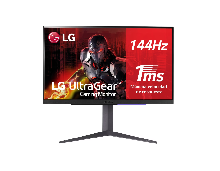 Monitor Gamer LG 27GR93U ULTRAGEAR PIVOT PANTALLA 4K 144 HZ