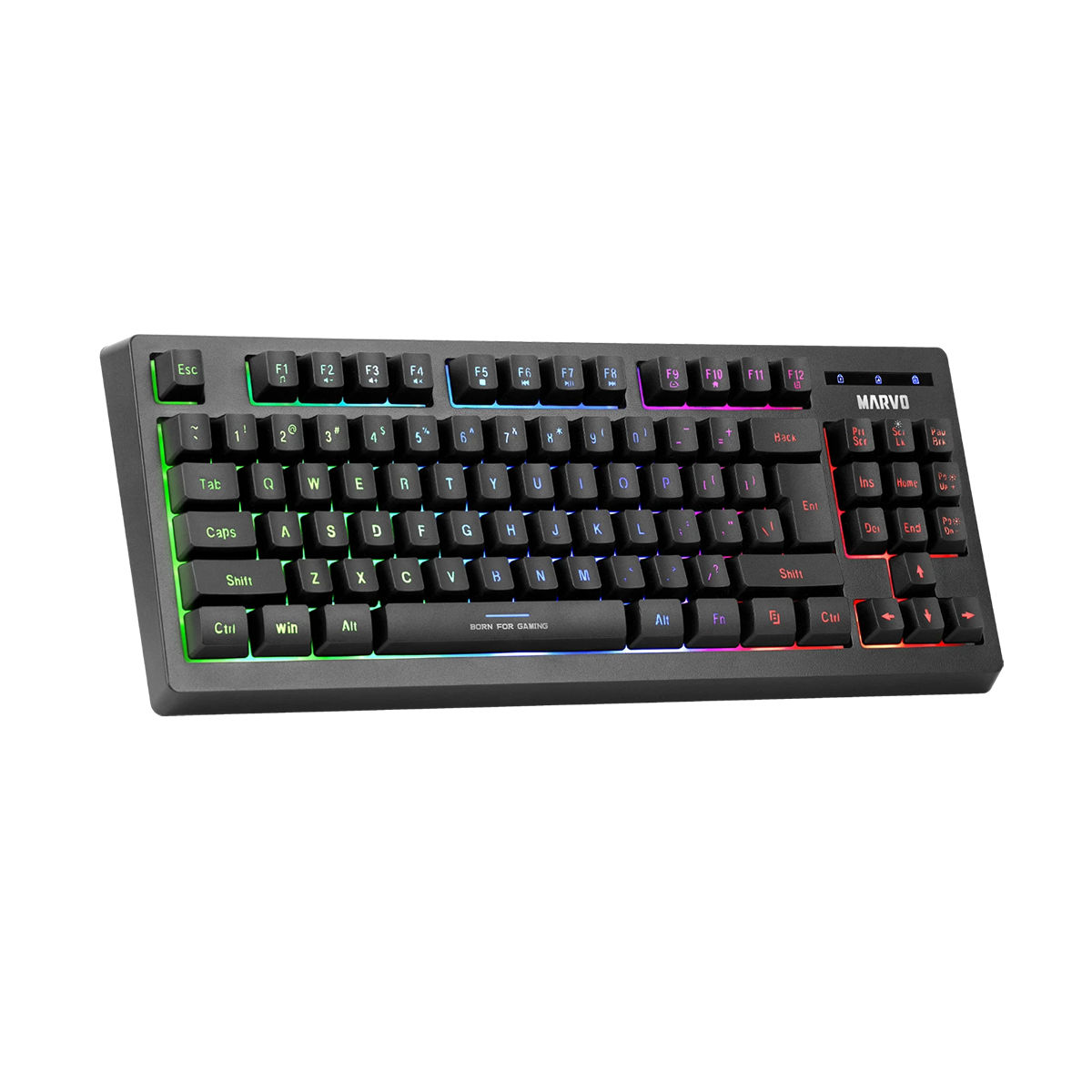 TECLADO GAMING TKL MARVO K607 ESP RGB (80)