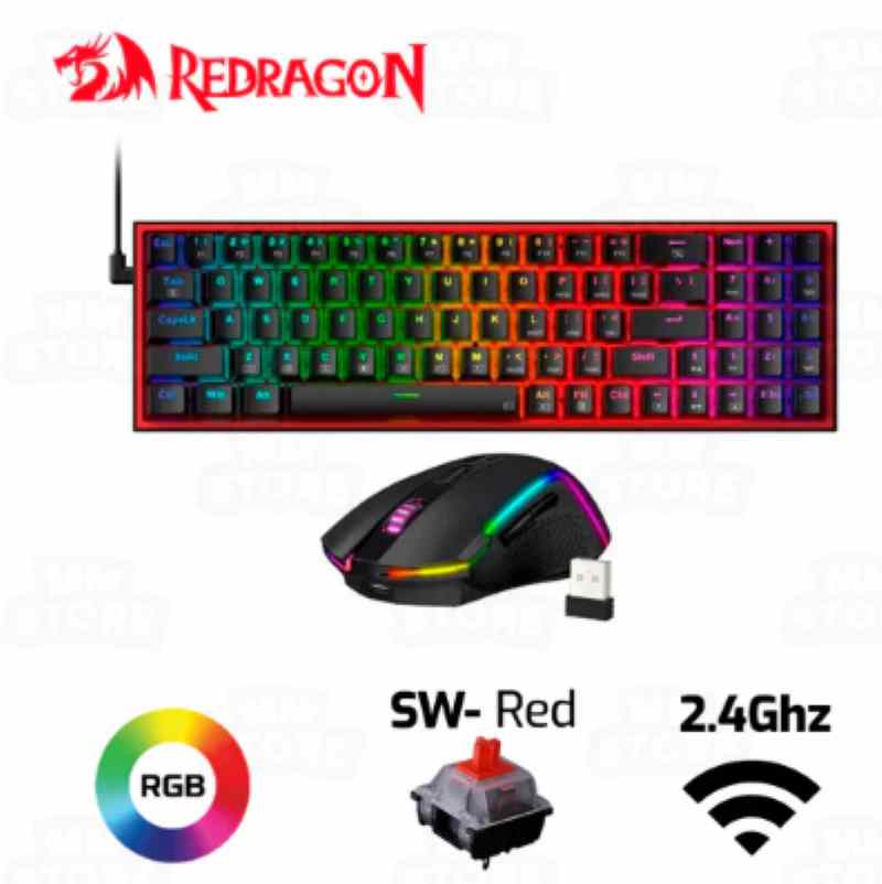 Perifericos Kit Gamer REDRAGON COMBO 3- MODES COMBO S136