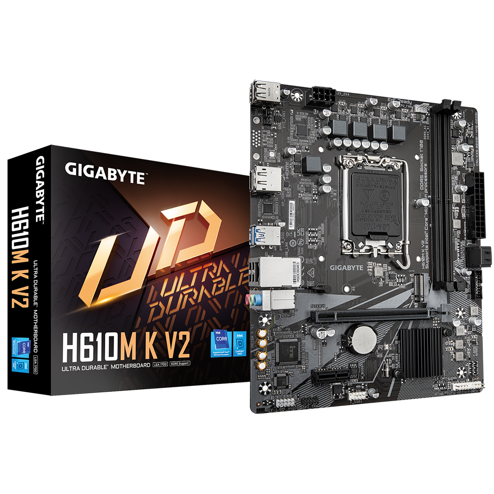 Motherboard Intel GIGABYTE H610M K V2 H610M K V2 LGA1700 DDR5
