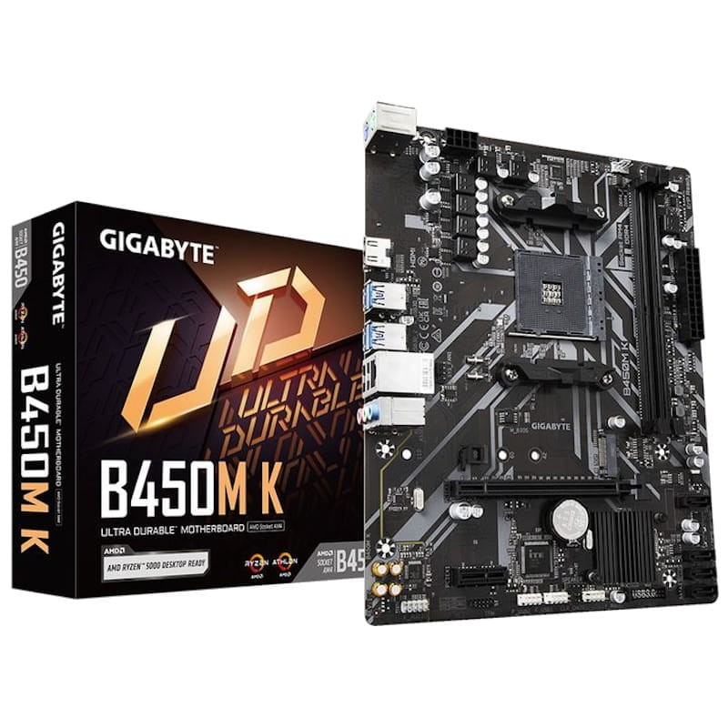 Motherboard Amd GIGABYTE B450M K B450M K AM4 GIGABYTE