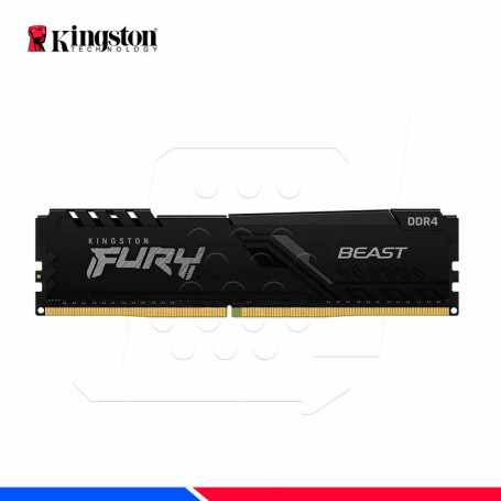 Memoria Ram DDR4 8GB KINGSTON FURY DDR4 BEAST DDR4 FURY RGB 8GB 3200MTs