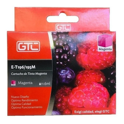 CARTUCHO GTC 196 MAGENTA