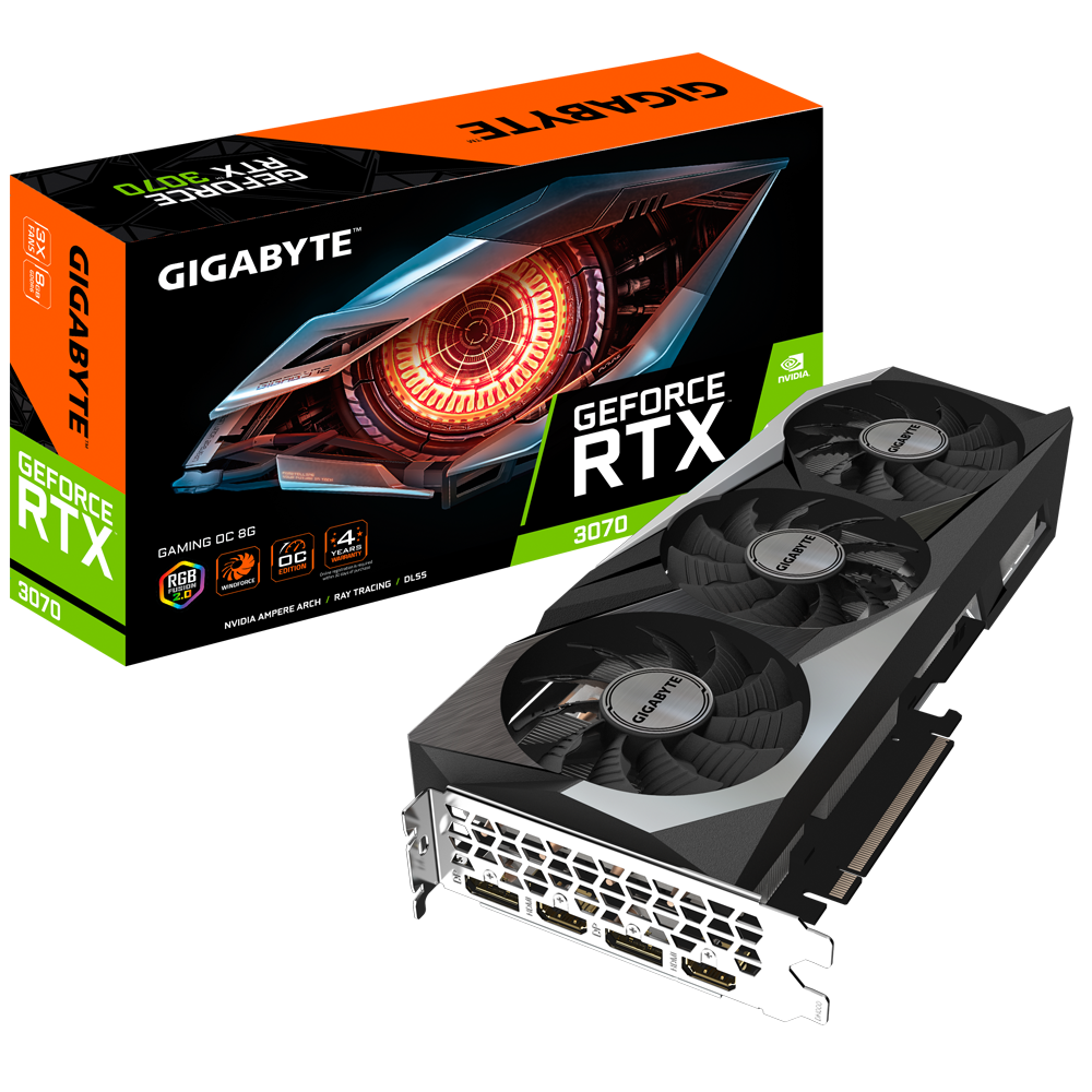 Rtx 3070 Gigabyte Gaming Oc 8gb Oc (usada) Sc
