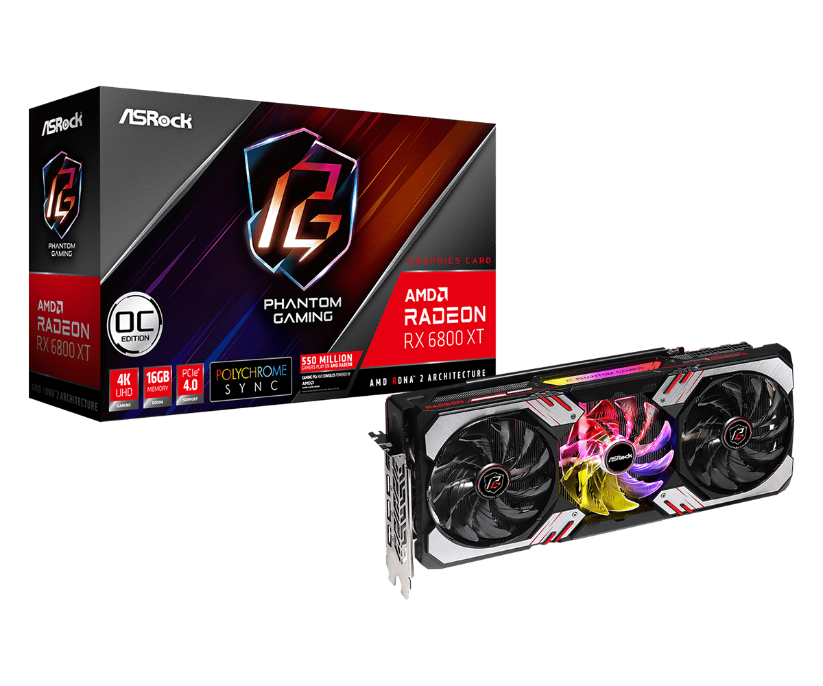 Rx 6800 Xt 16gb Asrock Phantom Gaming (usada) Cc
